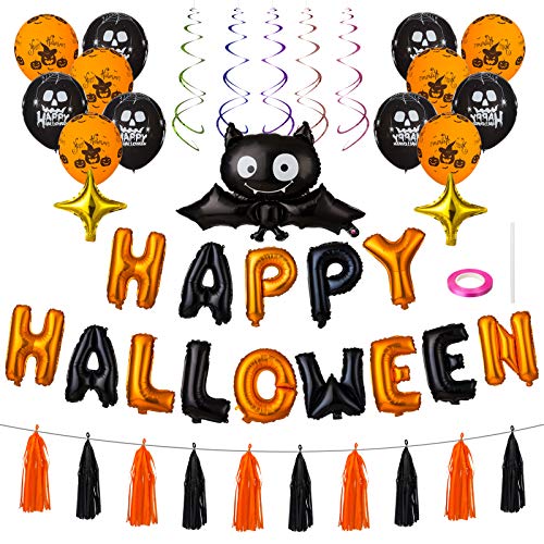 Kesote Conjunto de Globos de 'Happy Halloween' Conjunto de 17...