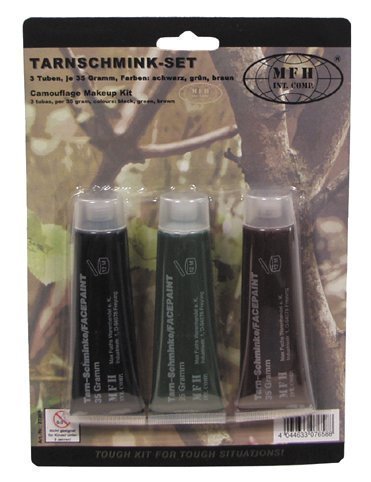 Tarnschmink-Set, 3 Farben,