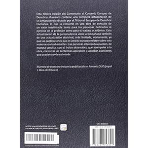 Convenio Europeo de Derechos Humanos (Papel + e-book) (Estudios y Comentarios de Legislación)