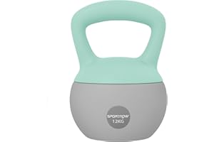 SPORTNOW Soft Kettlebell, 4/6/8/10/12kg Kettle Bell with Non-Slip Handle for Home Gym Weight Lifting and Strength Training