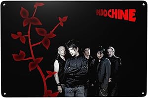 Oudrspo Sign for Indochine Metal Tin Sign for Home Bar Cafe Farm Wall Decor Poster Plaque Entryway Decor Gallery Wall Signs Man Cave Signs