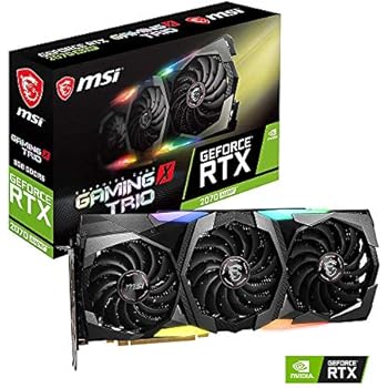 Msi Nvidia Geforce Rtx 60 Super Gaming X Graphics Card 8gb Gddr6 1695hz Rgb Mystic Light Hdmi 3x Displayport Dual Fan Cooling System Graphics Cards
