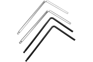 seelimGoo 4 Pcs Guitar Wrench Metal Wrench Tool Guitar Allen Wrench for Guitar Truss Rod Adjustment