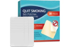 HAMKU 30 Pezzi Cerotti Benessere a Rilascio Graduale, Aiuto con il ritiro smok Uso Giornaliero, Facili da Applicare, Adatti per Uomini e Donne