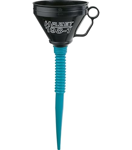 Kunststof benzinetrichterset, 9 stuks, flexibele plastic trechter