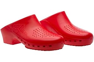 CALZURO Classic con Fori, Zoccoli Sanitari Donna Uomo in Gomma, Professionali CE Antistatici Autoclavabili Anatomici, Suola Antiscivolo SRC Antibatterica, Pantofole Donna, Scarpe Uomo