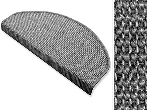 Floordirekt Sisal Stufenmatten – 18x56cm, grau - 2