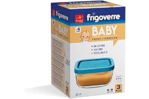 BORMIOLI ROCCO 6207110 Set 3 Pezzi Baby Frigoverre Forma Rettangolare, Cm 10 X 7.5