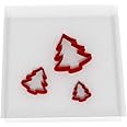 Mini/Tiny Christmas Tree Set of 3 Value Fondant Cutter 1.5CM + 2CM + 3CM 4