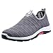 Produktbild Damen Sportschuhe Slip Ons Laufschuhe Sommer Mesh Atmungsaktiv Turnschuhe Freizeitschuhe Sneaker Leichtgewicht Athletic Schuhe Bequeme Schuhe Halbschuhe (EU:38, Grau)