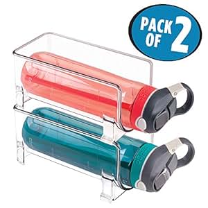 mDesign Flaschenregal – stapelbare Aufbewahrung für Wasserflaschen bzw