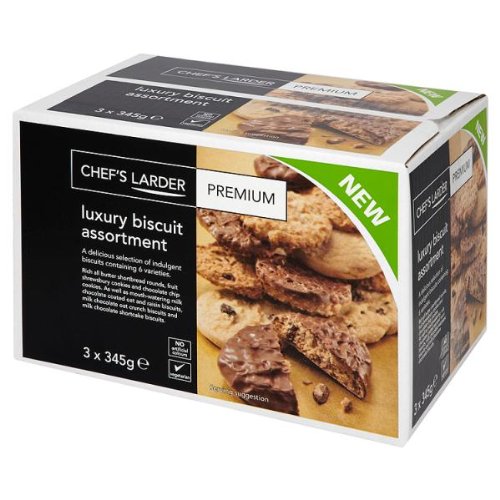 Preisvergleich Produktbild Chefs Larder Premium Luxury Biscuits - 3 x 345gm