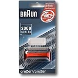 Braun Scherfolie metallic rot CruZer