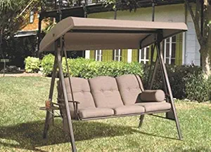Unique Best Buy Garden Swing seat Brown | Outdoor Canopy Cushioned Outdoor Bench Bed Seat Hammock