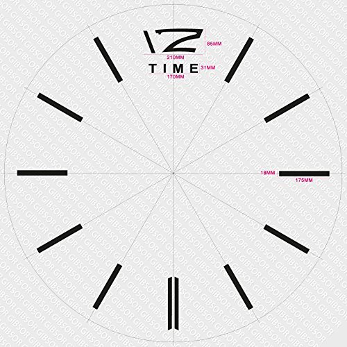 Silberne Riesen Designer Wanduhr Wohnzimmer Dekoration Wandtatoo XXL 3D aus Acryl - 4