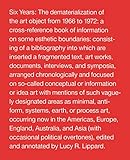Six Years: The Dematerialization of the Art Object from 1966 to 1972 by 