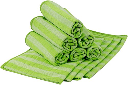 RESPEKT Mikrofaser Bamboo, 10tlg Geschirrtücher-Set, grün/grün Das Original aus dem TV!!!