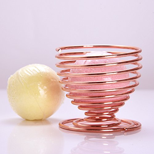 Mudder Beauty Blender Schwamm Halter Make-up Trocknen Stand Schwamm Puderquaste Halterung Rack, Rosegolden, 2 Stück - 3