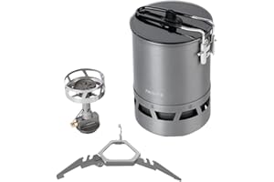 Fire-Maple Petrel Quickboil Pro – Set de Ollas de Camping para Cocina al Aire Libre, Ideal para Mochileros y Aventuras al Aire Libre