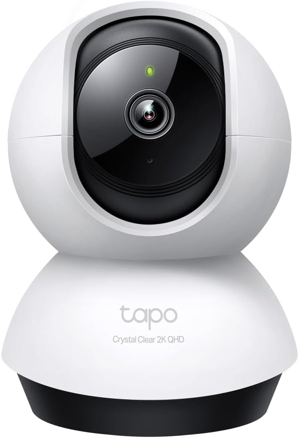 Tapo C220, 2K 4MP, Yapay Zeka Desteği, Hareket Tespit ve Takibi, 360°, 9m Gece Görüşü, Çift Yönlü Sesli İletişim, Bulut/Yerel Depolama, Bebek Ağlaması Tespiti,İç Mekan Wi-Fi Güvenlik Kamerası