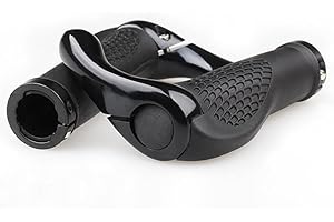 Ezweiji poignée VTT, Poignées de Guidon Vélo Poignées De Vélo Ergonomiques avec Caoutchouc Antidérapant Poignées VTT pour Vélo électrique, Vélo De Trekking, VTT Et Vélo De Randonné