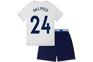 THE ENGLAND FOOTBALL ASSOCIATION Équipe d'Angleterre Officielle - Ensemble de Pyjama Court thème Football - garçon