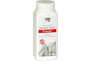 PNJB Athletes Healthy Foot Powder Medicated Treats And Prevents Anti-FUNGAL 75g, Prone To Excessive Sweating And Odour, Daily Foot Care Regime, Talcum Powder, Controls Sweat (1pcs)