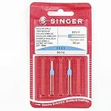 aguja doble singer tradition Hecho por Singer tamaño # 90/14 con 3 mm entre dos agujas