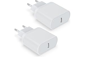 LYNBAN 2 Pack USB C Adapter, USB C Stecker for iPhone 15/15 Pro/15 Pro Max/15 Plus 14 13 12 11 SE, 20W Netzteil Ladestecker Netzstecker Power Ladegerät Gray