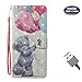 Price comparison product image Galaxy Note 8 case,Galaxy Note 8 cover,Aireratze [Wallet Case] Premium Soft PU Leather Notebook 3D Surface Design Case with [Kickstand] Stand Function Card Holder and ID Slot Slim Flip Protective Skin Cover for Samsung Galaxy Note 8Baby Bear+ Free USB cable