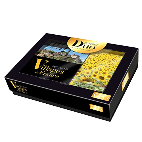 Télécharger Coffret duo calendrier Géo - Les villages de France en 365 jours Livre PDF Gratuit