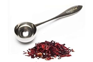 VAHDAM, cuillere a the Perfect Serve | Cuilleres a the en acier inoxydable | Cuillere a mesurer parfaite pour preparer une tasse de the en vrac | Cuillere en remuant