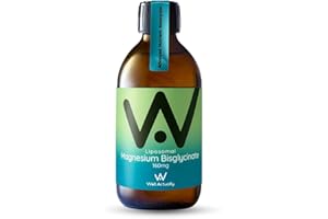 WELL ACTUALLY Liposomal Magnesium Glycinate High Strength (250 ml) - High Bioavailability Liquid Magnesium Bisglycinate Supplement for Brain, Muscle, Sleep & Mood Support - Lime & BlackBerry