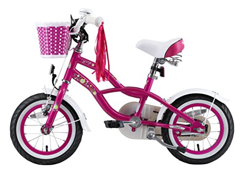 BIKESTAR® Premium Design Kinderfahrrad für coole Kids ab 3 Jahren ★ 12er Deluxe Cruiser Edition ★ Creamy Violett - 3