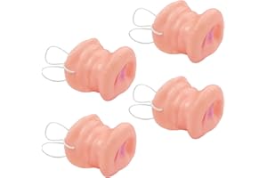 COACOM 4 Pezzi di Naso di Maiale Simulato, Oggetti di Ruolo Morbidi E Confortevoli, di Gioco di Ruolo, Oggetti per Le Prestazioni di Parodia E Naso Creativo per Bambini.