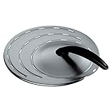 Diámtero de 30 cm Silit Tapas Tapa antisalpicaduras para sartenes, Antiadherente recubierta, Acero Inoxidable Pulido, 28 cm