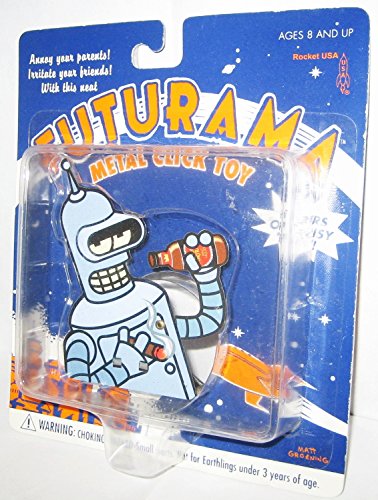 FUTURAMA BENDER clicker de chapa appr 8.5 x 7cm de Rocket USA