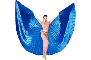 Leemiman Women Angle Isis wings Egyptian Belly Dance Costumes Isis wings with Sticks