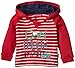 SALT AND PEPPER Baby Boys Hooded Long Sleeve Sweatshirt -  Red - 0-3 Months