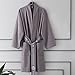 Produktbild Mangeoo Hotel Bathrobes, Male and Female Xia Chunmian, Japanese Style Kimono, Crown Embroidered Cotton Lovers Bathrobe,L,Iron Gray