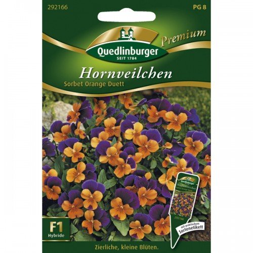 Hornveilchen Sorbet Orange Due