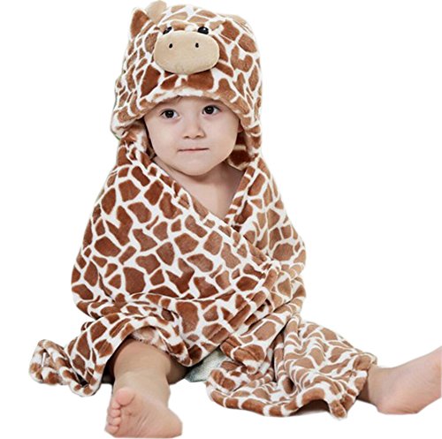 DINGANG Spring Autumn Kid Baby Girl Boy Bathrobe Towel Cloak Ultra-soft Flannel Baby Blanket,0-6 Years Old