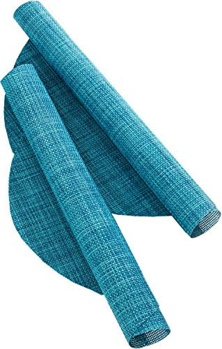 Pichler 2-pk oval table mats turquoise size 35x48 cm