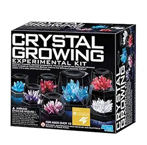 4M Crystal Growing Science Experimental Kit - Easy DIY Stem Toys Lab Experiment Specimens, A Great Educational Gift for Kids & Teens, Boys & Girls