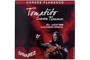 CUERDAS GUITARRA FLAMENCA - Savarez (T50R) Tomatito Tension Normal (Juego Completo)
