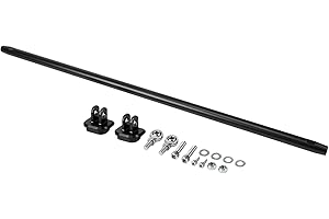 Bevinsee Rear Upper Strut Tower Bar Brace Kit Compatible with Audi A3 S3 RS3 8V 1.8 TSI 2.0T Aluminum Black