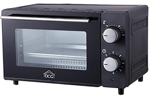 DCG MBN10. Multiforno 650W. 10 litri. Timer da 60 minuti con allarme. Termostato regolabile da 100° a 230°C. Spegnimento automatico. Dimensioni 25 x 36 x 22 cm