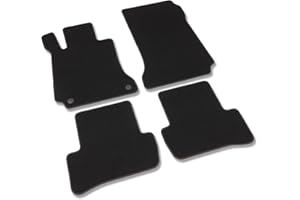 Kovvar Tapis de Sol Compatible avec Mercedes Classe C W204/S204 2007-2014 Correspondant à la Version: Berline/Break | Qualité: Comfort