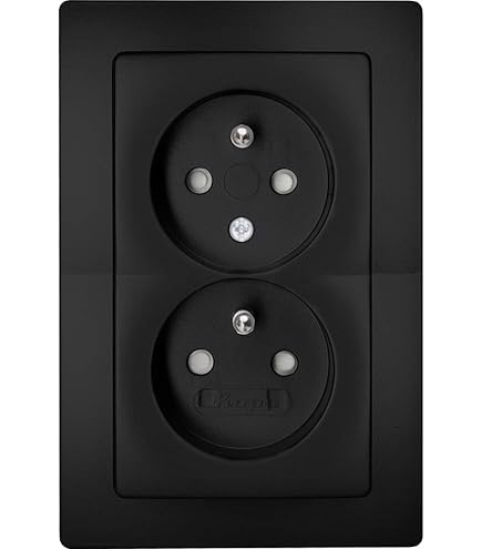 Jfgm1 Triple Prise Usb Avec Borne Enfichable - Prise Schuko En Verre