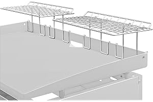 AUCKPURE Griddle Warming Rack, 2Pcs Compatible with Blackstone Griddle 17'' 22'' 28'' 36'' inches, Stainless Steel Insulation Rack, Accessories Specially Designed for Blackstone Bakeware